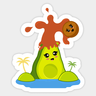 Avocano Sticker